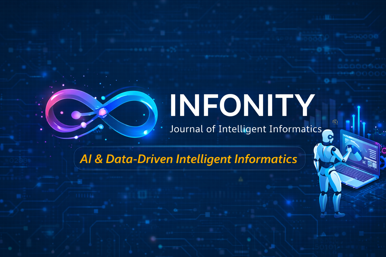 Thumbnail banner of INFONITY: Journal of Intelligent Informatics highlighting Artificial Intelligence and data-driven systems