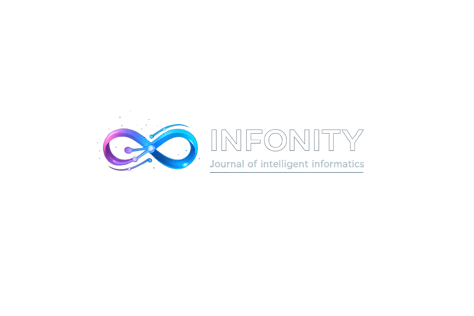 INFONITY logo with infinity symbol representing Intelligent Informatics and AI-driven systems